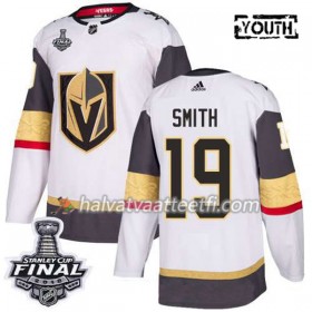 Lasten NHL Vegas Golden Knights Pelipaita Reilly Smith 19 2018 Stanley Cup Final Patch Adidas Valkoinen Authentic